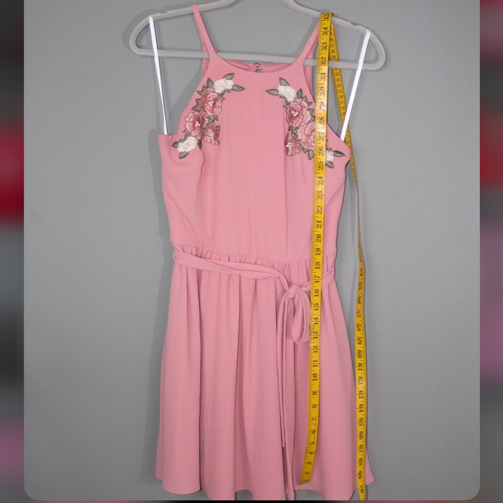 Pink short dress
